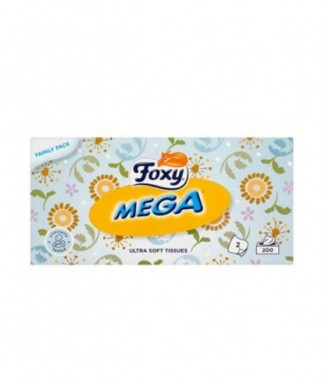 Foxy Mega Tissus 200 Unités